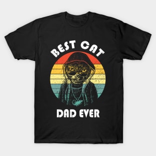 Best Cat Dad Ever Father Gift T-Shirt